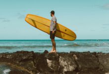Jess ede surfer beach