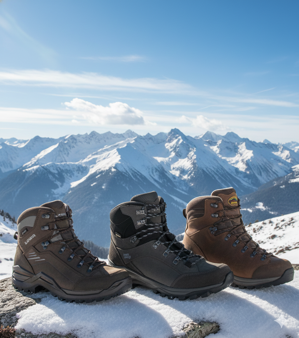 vergelijk drie schoenen